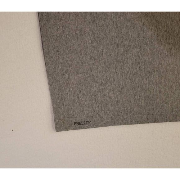 Men's Fit Active Short-Sleeve T-Shirt Light Gray XXL - Picture 9 of 9